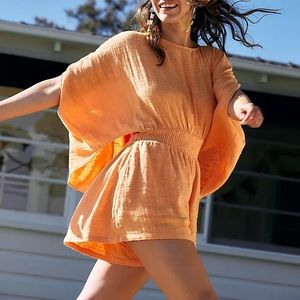 FREE PEOPLE | PIETRO ROMPER | WOVEN COTTON | A